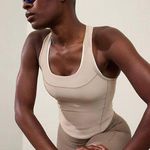 Athleta New S Interval Tank Abalone Tan Small Photo 0