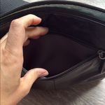 The Sak  Black Leather Crossbody Bag Floral Embossed Everyday purse Photo 7