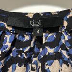 Tibi  snakeskin blouse tan black purple blue size 4 Photo 2