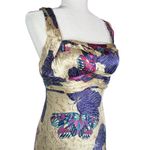 Vintage Y2K Nina Austin Dress M Silk Butterfly Babydoll Midi Whimsical Fairy Size M Photo 4
