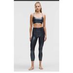 Lululemon  Align High-Rise Ribbed Pant 25" Shine Foil Black Night SIZE 6 Photo 12