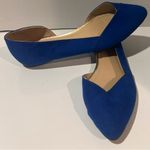 DV Dolce Vita Cobalt Blue Suede Rounded Toe‎ Cut Out Ballet Flats Shoes Size 6.5 Photo 5