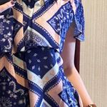 Cotton On Sabrina Off Shoulder Top Pink Blue Ruffle Bardot Bandana Shoulderless Photo 0