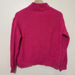 Marine layer  Skylar Mockneck Sweater Chunky Knit Bubblegum Pink Size Small Photo 5