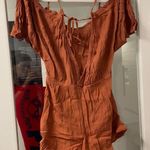 MNG Burnt orange romper Photo 1