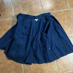 Charter Club  Women's Blue Linen Open Front Blazer Jacket Size L Photo 5