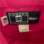 Cowboy Equipment 4HER Women Top‎ XL Button Up Pearl Snap Cowgirl Western Rodeo Pink Photo 1