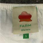Farm Rio  flower embroidered White Crop Top Small Photo 8