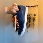 Nike Navy Round Top Flat with Orange details Sneakers Photo 2