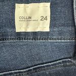 Hudson Jeans Hudson Flap Jeans 24 Collin Skinny Ankle NWT Jet Wash Raw Hem Fray Photo 6