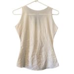 Spanx by Sara Blakely Camisole Tank Top Women Medium Ivory/Off White V Neck Lace Photo 1