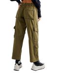 Free People Tahiti Cargo Pants Womens Size L/XL Green Dried Herb NWOT Cotton Photo 7