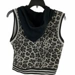 Southpole  Animal Print Sleeveless Hoodie Vest Photo 7