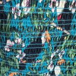 Dolan Anthropologie Left Coast Smocked Puff Sleeve Toucan Tropical Size Large Photo 3