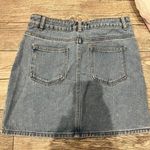 Forever 21 Small Womens Denim Jean Skirt With Pockets Zipper and Button Photo 1