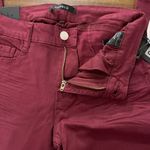 NWT Numero Womens Stretch Push Up Mid Rise Skinny Pockets Denim Jeans Merlot 28 Photo 5