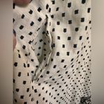 Knox Rose  shirt Dress Cream Polka Dots pockets ruffle Photo 7