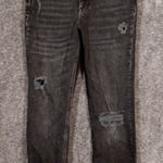 Pilcro  The Vintage Straight Distressed Black Gray Womens Jeans Size 27 Photo 0