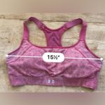 Under Armour  Women’s Sz L UA Reflect Impulse Pink Print Mid Impact Sports Bra Photo 5
