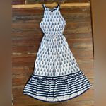 Cabana Life Delray Coverluxe‎ Pockets Tie Waist Maxi Dress Blue Sz Large 💚🎀 Photo 11