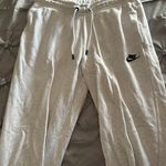 Nike White Joggers Sweatpants Photo 0