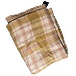 Charter Club Tan & White Plaid Winter Warm Cozy Blanket Scarf Women Photo 2
