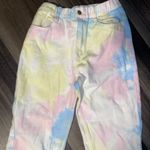 Blue Blush Tie-Dye Pants Photo 1