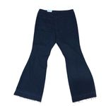 Ava & Viv  High Rise Flare Black Denim Jeans Raw Hem Sz 18 NWT Fall Winter Flared Photo 2
