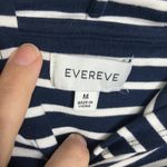Evereve  MIA striped hoodie navy blue white womens size medium nautical casual Photo 4