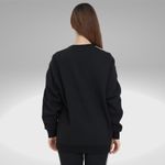 Adidas PERFORMANCE 3Stripes black women's crewneck sweatshirt Photo 2