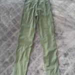 Aerie OFFLINE by Goals High Waisted Ribbed smooth & slick leggings green size M Photo 7