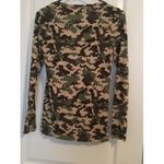 No Boundaries  Women's Juniors Long Sleeve Shirt Size M 7-9 Camouflage Photo 4