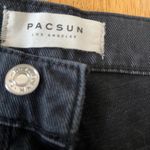 PacSun  High Rise Straight jeans, size 28, in black. Photo 4