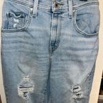 Levi Strauss & CO. Silver Tab Levi’s Strauss & Co Since 1853 Distressed Mom Jeans-InColorTwo Chains Perfect Like New Condition As Shown In Pictures  Size 25 Very Stretchy Waist laying flat is 12.5 inch stretch to 13.5 inch  Inseam 25  No refunds or cancellations Photo 0