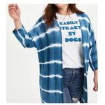 Torrid Blue Tie Dye Dolman Sleeve Open Cardigan Sweater Size 2X Photo 1