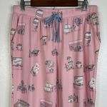 Munki Munki  Pink Costco Print Pajama Pants Size Large Photo 2