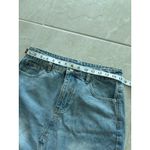 High Rise Denim Skirt Womens Size Medium Slit Southwestern Western Desert Boho Blue Photo 5