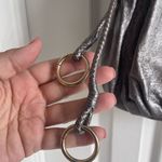 Elliot Luca Elliott Luca Silver Pewter Metallic Leather Drawstring Large Bucket Bag Photo 3