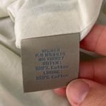 Boden | Teal White 100% Cotton Lightweight Skirt 6 Photo 4