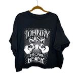 Johnny Cash The Man in Black Boxy Graphic Tee Size undefined Photo 0