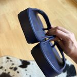 OOFOS Navy Thong Recovery Ortho Flip Flop Sandals Size Women 10 Blue Photo 2