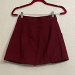 Free People Happy Together Pleated Wine Mini Skirt with side pockets Photo 2