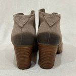 Toms  Tan Lunata Suede Lace-Up Heeled Booties Size 7 Photo 6