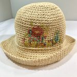Paper Knit Flower Accent Bucket Hat Photo 12