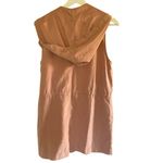 Staccato  vest medium hooded pinkish peach tie front Photo 5