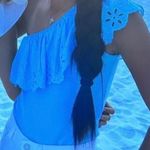 ZARA  Eyelet One Shoulder Ruffle Top Photo 3