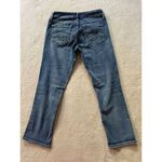Silver Jeans  Capri Suki Womens Blue Embroidered Pocket Mid Rise‎ Denim Size 27 Photo 2