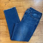 NYDJ Sheri Ankle Jeans Dark Wash Lift Tuck Raw Hem Size 8 Photo 6
