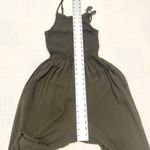 Mimi Chica  large smocked cropped wide leg jumpsuit pant pockets P 3098 Photo 6