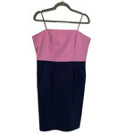 Hugo Boss  Khira Two Tone Spaghetti Strap Pencil Dress Photo 3